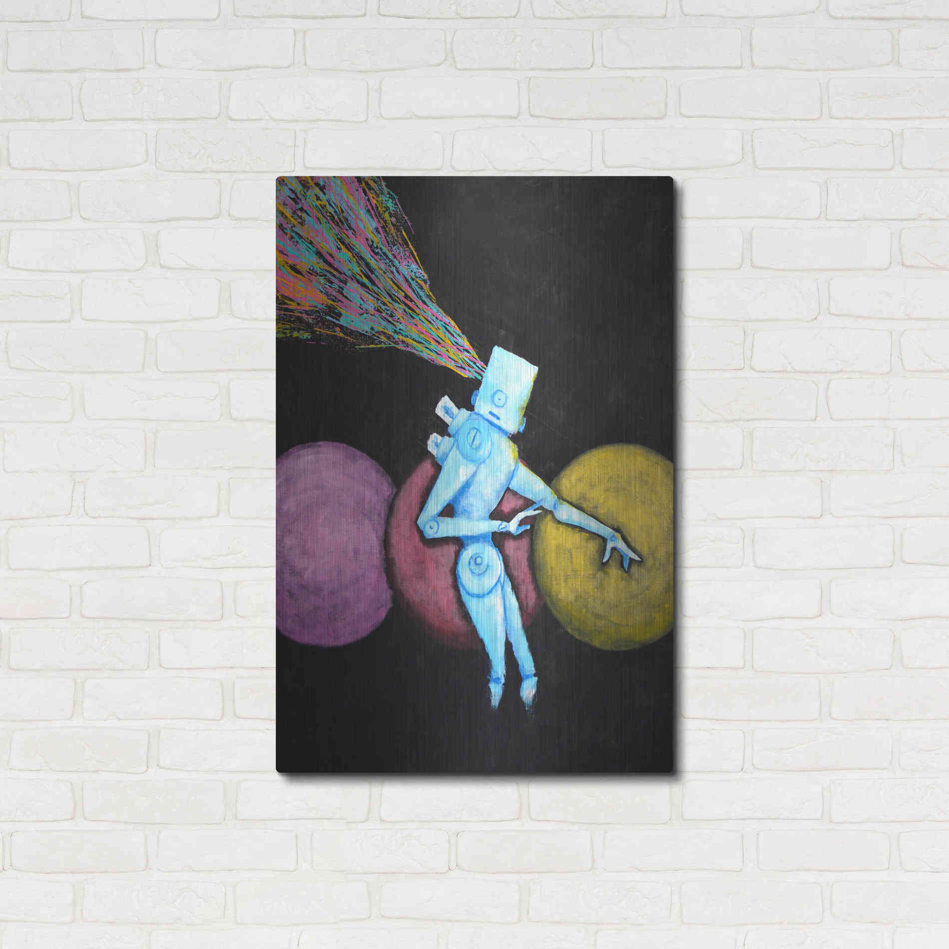 Luxe Metal Art 'Breakout' by Craig Snodgrass, Metal Wall Art,24x36