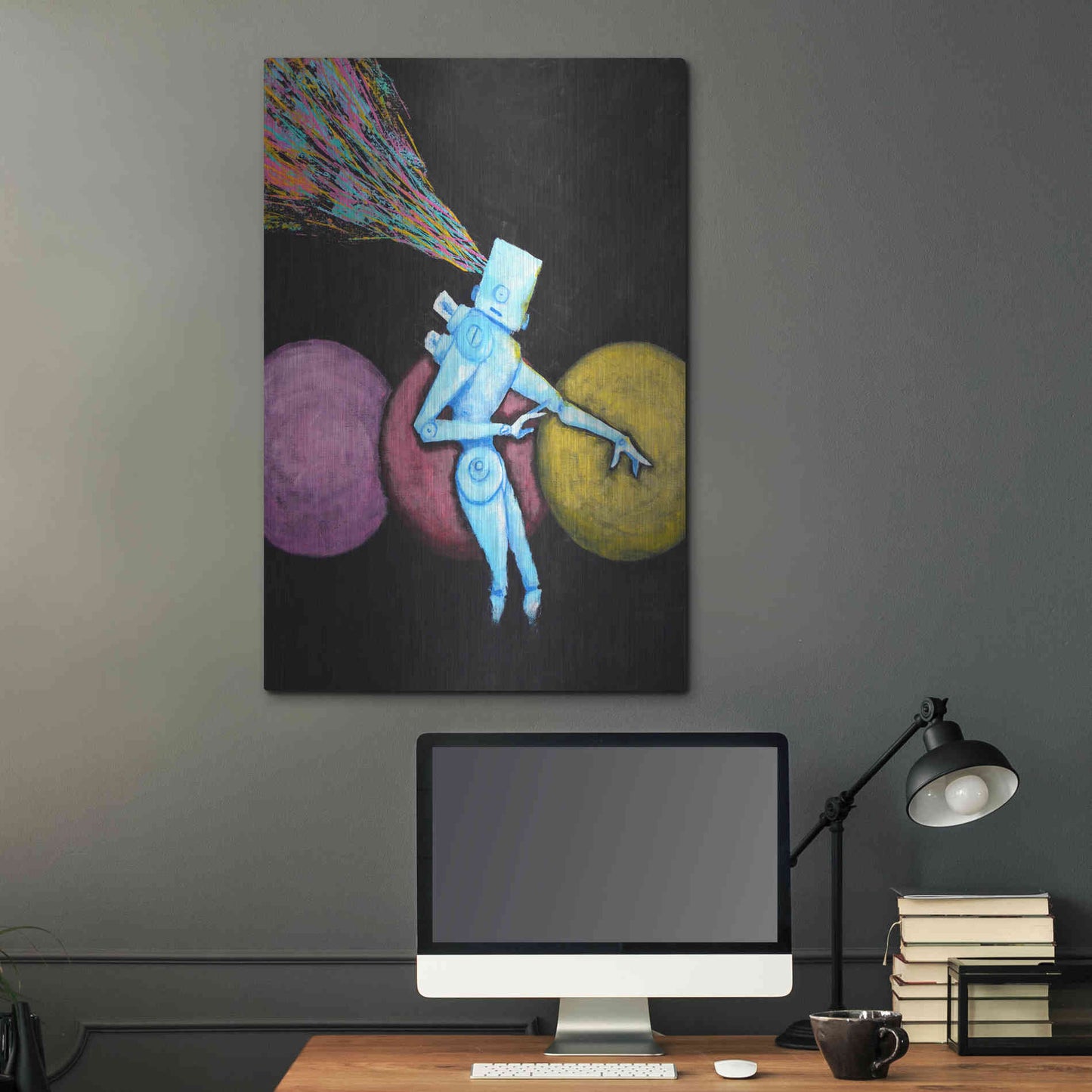 Luxe Metal Art 'Breakout' by Craig Snodgrass, Metal Wall Art,24x36