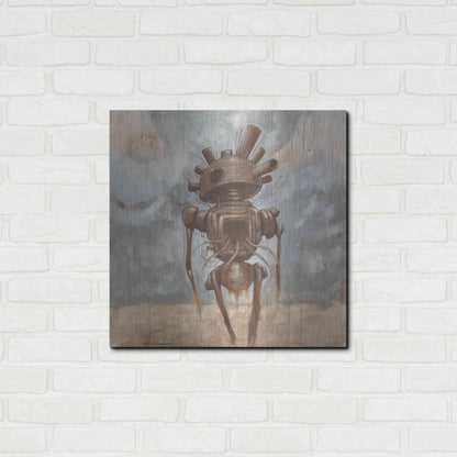 Luxe Metal Art 'Brought The War Home' by Craig Snodgrass, Metal Wall Art,24x24