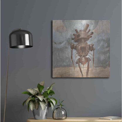 Luxe Metal Art 'Brought The War Home' by Craig Snodgrass, Metal Wall Art,24x24