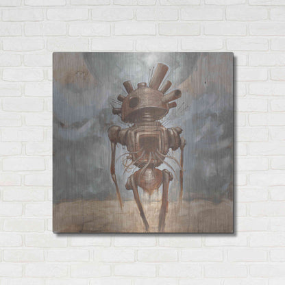Luxe Metal Art 'Brought The War Home' by Craig Snodgrass, Metal Wall Art,36x36