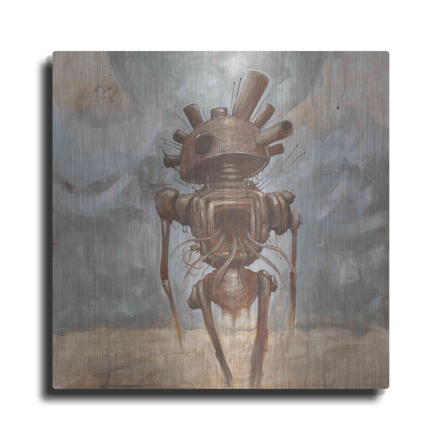 Luxe Metal Art 'Brought The War Home' by Craig Snodgrass, Metal Wall Art