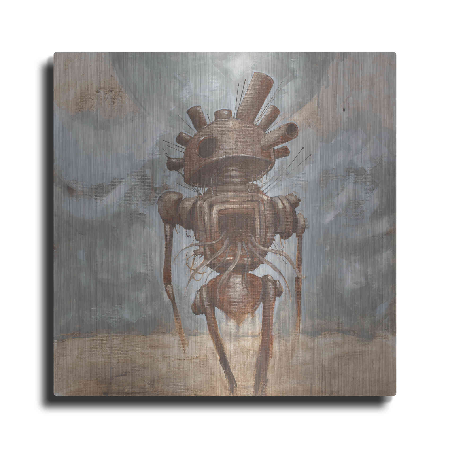 Luxe Metal Art 'Brought The War Home' by Craig Snodgrass, Metal Wall Art