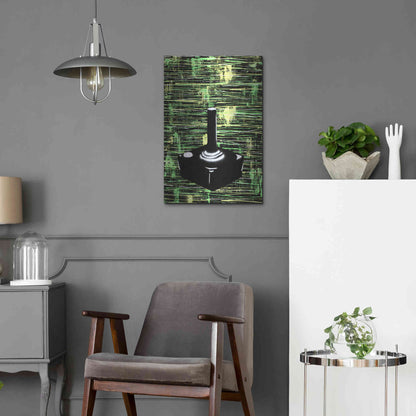 Luxe Metal Art 'Joystick' by Craig Snodgrass, Metal Wall Art,16x24
