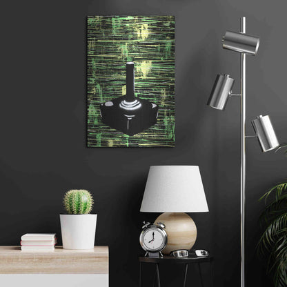 Luxe Metal Art 'Joystick' by Craig Snodgrass, Metal Wall Art,16x24