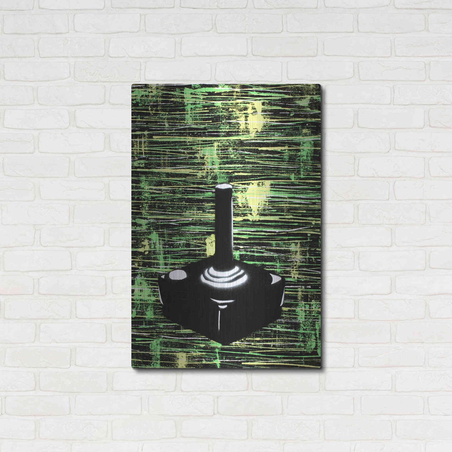 Luxe Metal Art 'Joystick' by Craig Snodgrass, Metal Wall Art,24x36