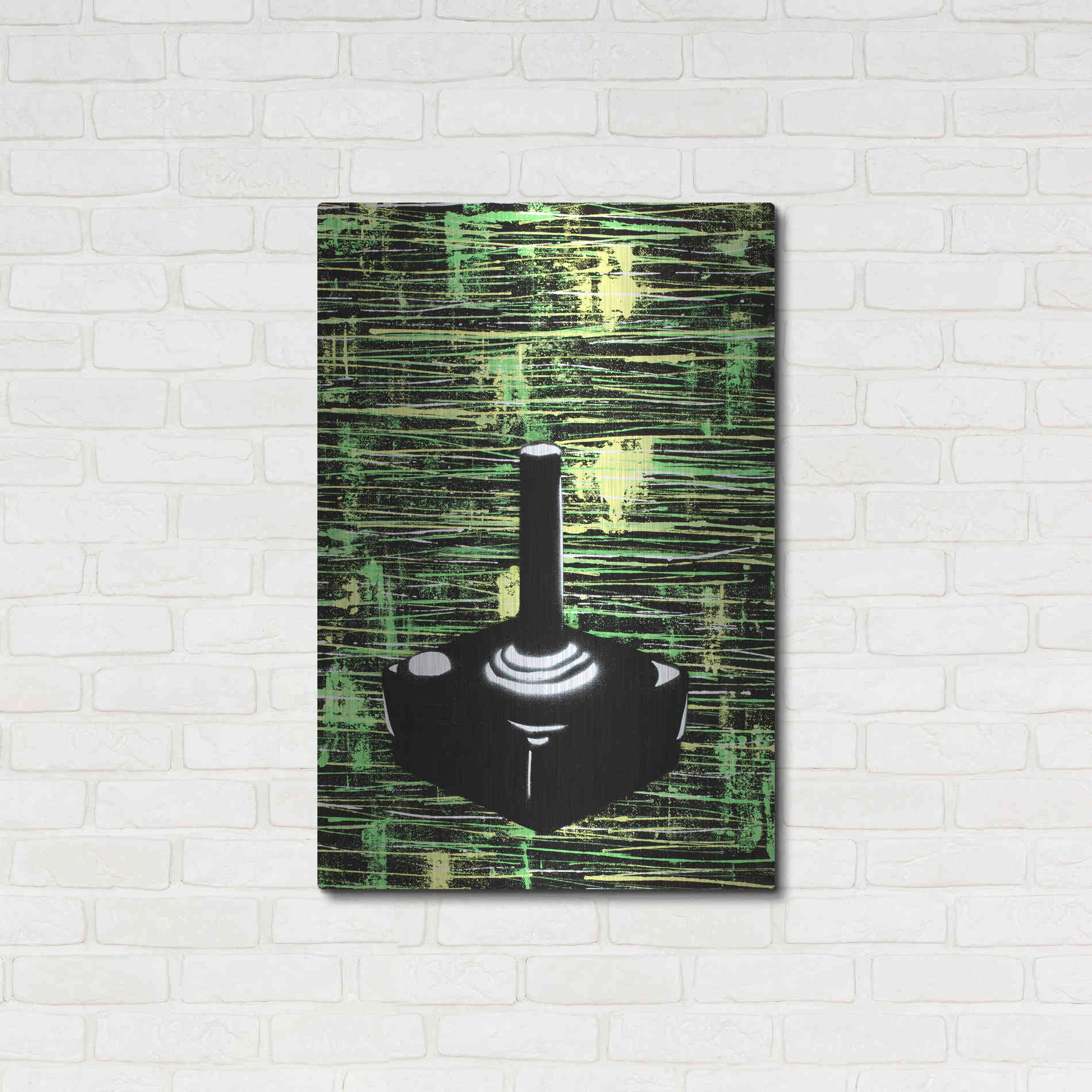 Luxe Metal Art 'Joystick' by Craig Snodgrass, Metal Wall Art,24x36