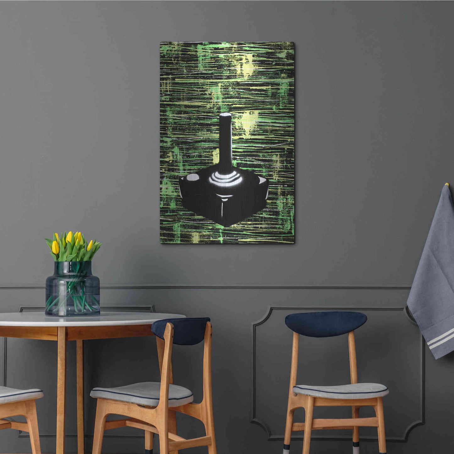 Luxe Metal Art 'Joystick' by Craig Snodgrass, Metal Wall Art,24x36