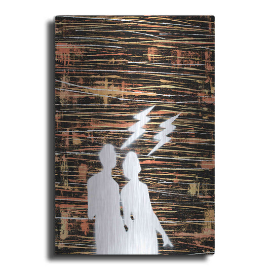 Luxe Metal Art 'Strucked' by Craig Snodgrass, Metal Wall Art