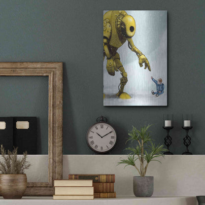 Luxe Metal Art 'Do In Here' by Craig Snodgrass, Metal Wall Art,12x16