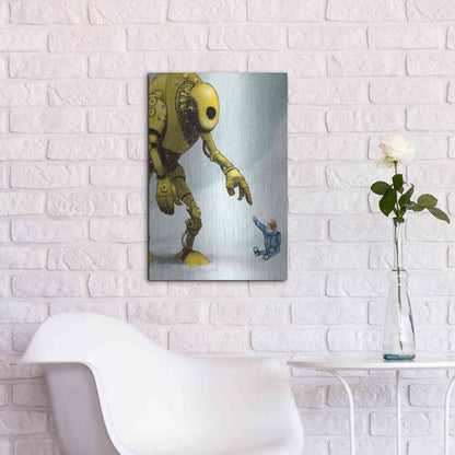 Luxe Metal Art 'Do In Here' by Craig Snodgrass, Metal Wall Art,16x24