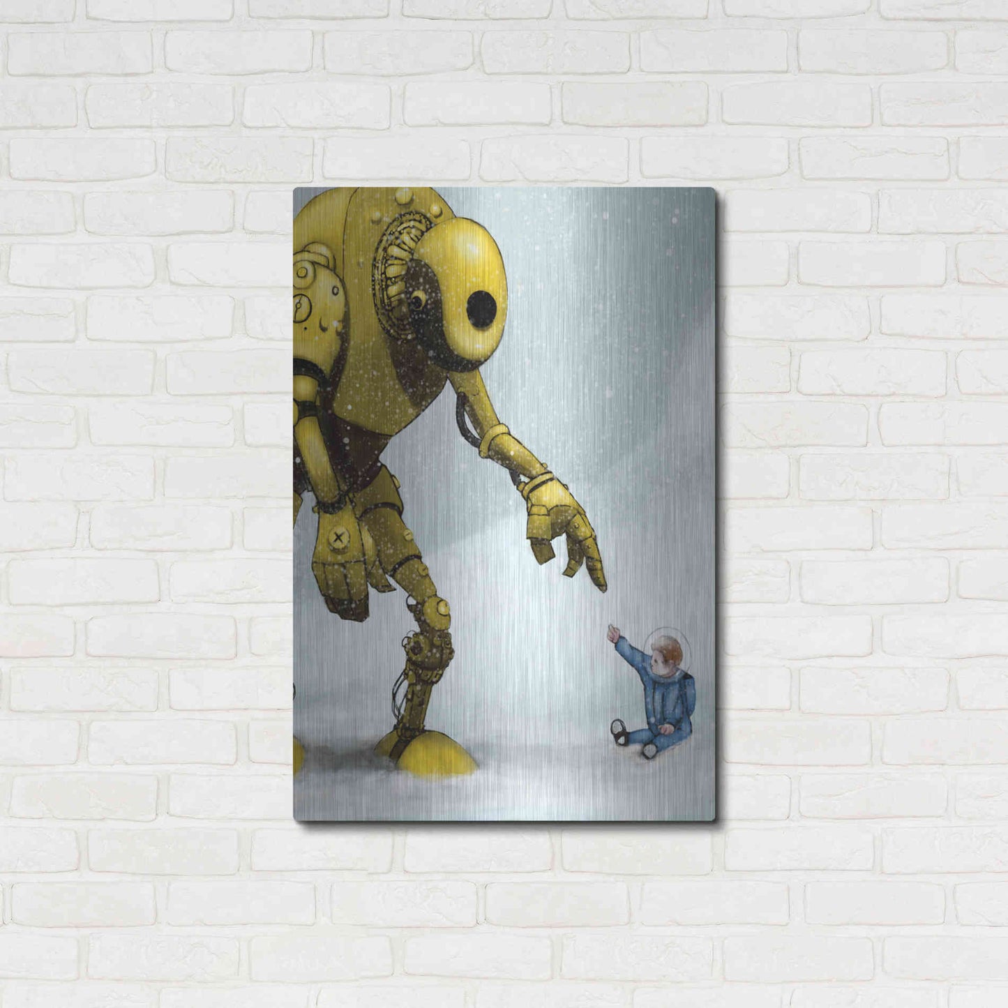 Luxe Metal Art 'Do In Here' by Craig Snodgrass, Metal Wall Art,24x36