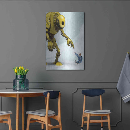 Luxe Metal Art 'Do In Here' by Craig Snodgrass, Metal Wall Art,24x36