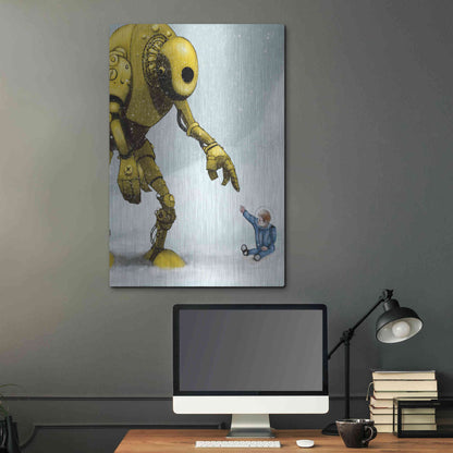 Luxe Metal Art 'Do In Here' by Craig Snodgrass, Metal Wall Art,24x36