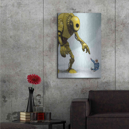 Luxe Metal Art 'Do In Here' by Craig Snodgrass, Metal Wall Art,24x36