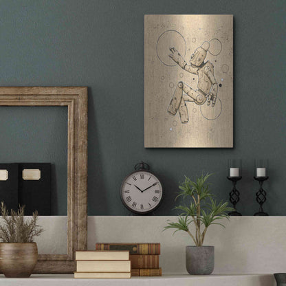 Luxe Metal Art 'Float Bot 1.0' by Craig Snodgrass, Metal Wall Art,12x16