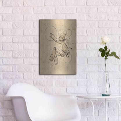 Luxe Metal Art 'Float Bot 1.0' by Craig Snodgrass, Metal Wall Art,16x24