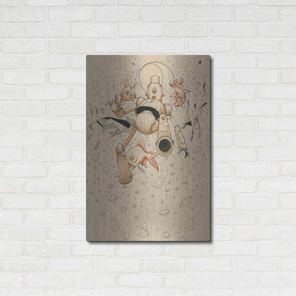 Luxe Metal Art 'Float Bot Fish' by Craig Snodgrass, Metal Wall Art,24x36