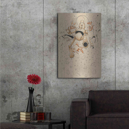 Luxe Metal Art 'Float Bot Fish' by Craig Snodgrass, Metal Wall Art,24x36