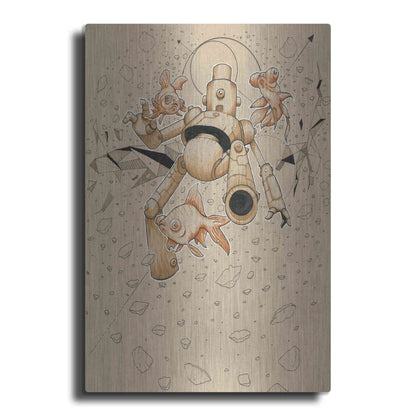 Luxe Metal Art 'Float Bot Fish' by Craig Snodgrass, Metal Wall Art