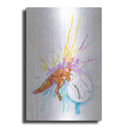 Luxe Metal Art 'Fox' by Craig Snodgrass, Metal Wall Art