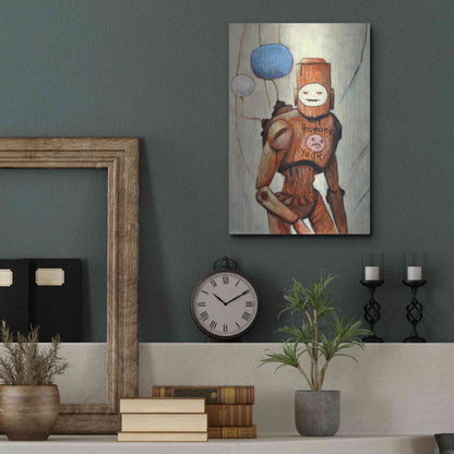Luxe Metal Art 'Humans Yuck!' by Craig Snodgrass, Metal Wall Art,12x16