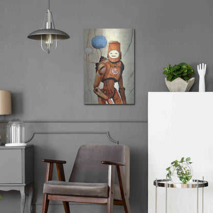 Luxe Metal Art 'Humans Yuck!' by Craig Snodgrass, Metal Wall Art,16x24