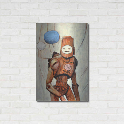 Luxe Metal Art 'Humans Yuck!' by Craig Snodgrass, Metal Wall Art,24x36
