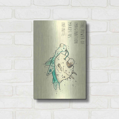 Luxe Metal Art 'Imagination' by Craig Snodgrass, Metal Wall Art,12x16