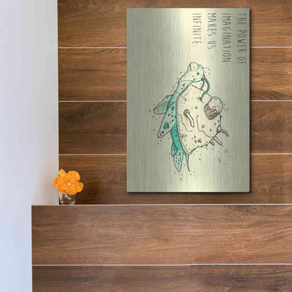 Luxe Metal Art 'Imagination' by Craig Snodgrass, Metal Wall Art,12x16