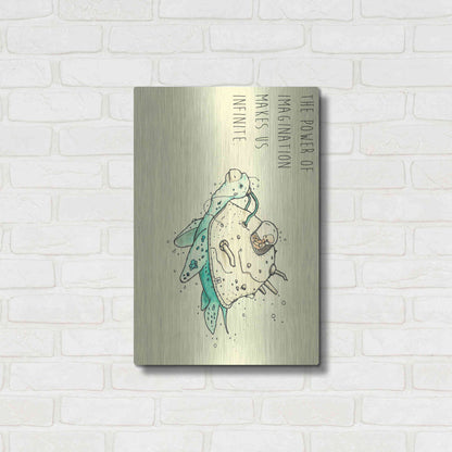 Luxe Metal Art 'Imagination' by Craig Snodgrass, Metal Wall Art,16x24