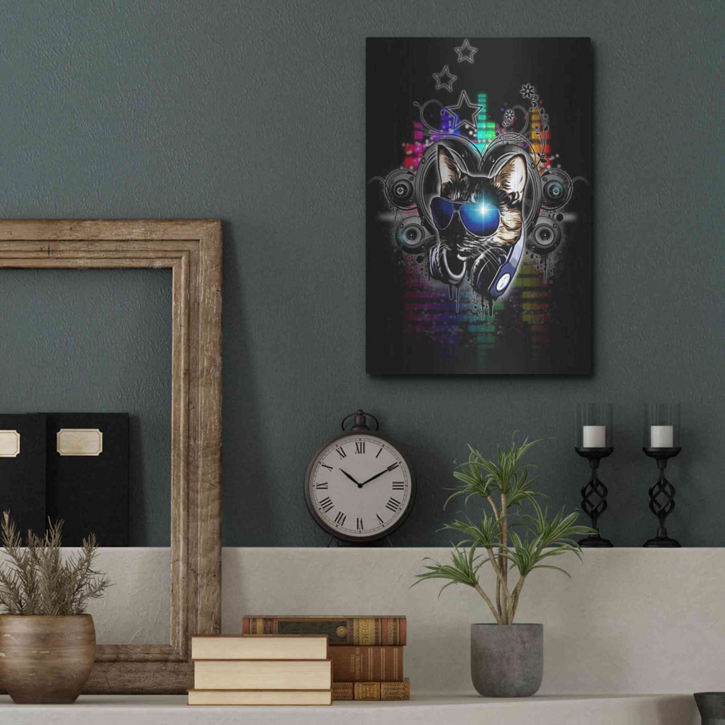 Luxe Metal Art 'Drop The Bass' by Nicklas Gustafsson, Metal Wall Art,12x16