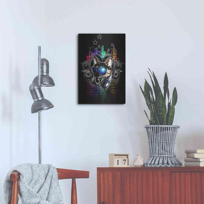 Luxe Metal Art 'Drop The Bass' by Nicklas Gustafsson, Metal Wall Art,16x24