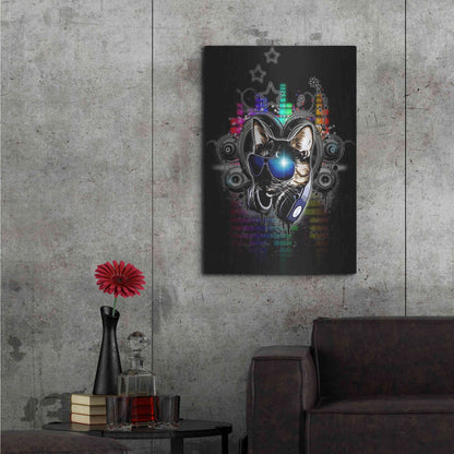 Luxe Metal Art 'Drop The Bass' by Nicklas Gustafsson, Metal Wall Art,24x36