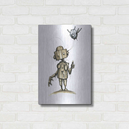 Luxe Metal Art 'Ink Bot 1.0' by Craig Snodgrass, Metal Wall Art,16x24