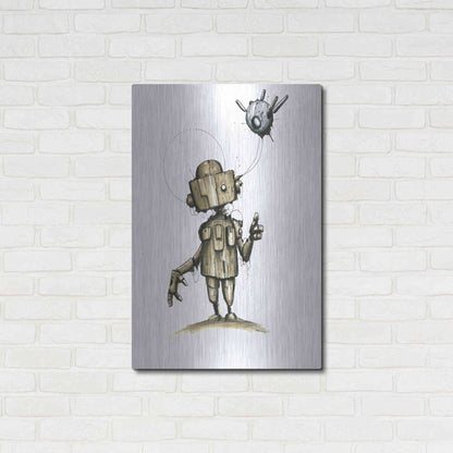 Luxe Metal Art 'Ink Bot 1.0' by Craig Snodgrass, Metal Wall Art,24x36