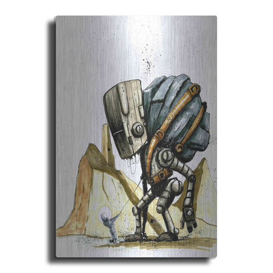 Luxe Metal Art 'Ink Bot 2.0' by Craig Snodgrass, Metal Wall Art