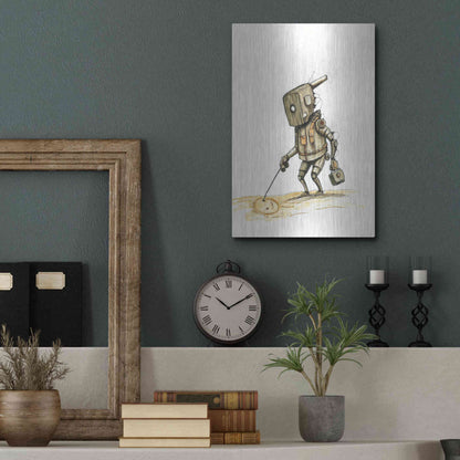 Luxe Metal Art 'Ink Bot 3.0' by Craig Snodgrass, Metal Wall Art,12x16