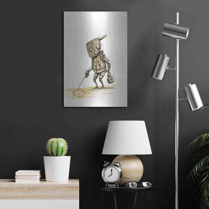 Luxe Metal Art 'Ink Bot 3.0' by Craig Snodgrass, Metal Wall Art,16x24