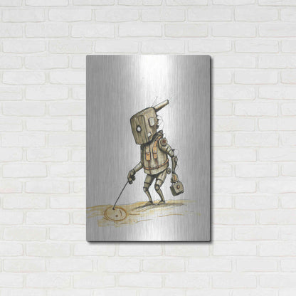 Luxe Metal Art 'Ink Bot 3.0' by Craig Snodgrass, Metal Wall Art,24x36
