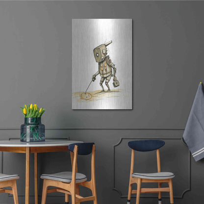 Luxe Metal Art 'Ink Bot 3.0' by Craig Snodgrass, Metal Wall Art,24x36