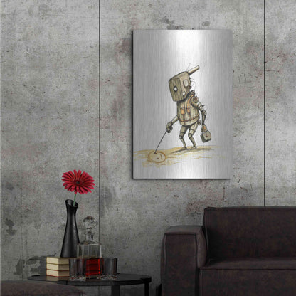 Luxe Metal Art 'Ink Bot 3.0' by Craig Snodgrass, Metal Wall Art,24x36