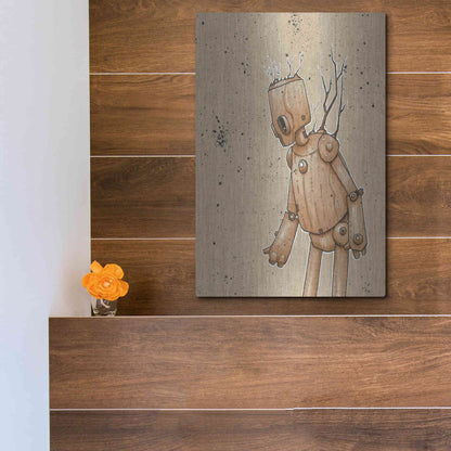 Luxe Metal Art 'Ink Bot Tree' by Craig Snodgrass, Metal Wall Art,12x16