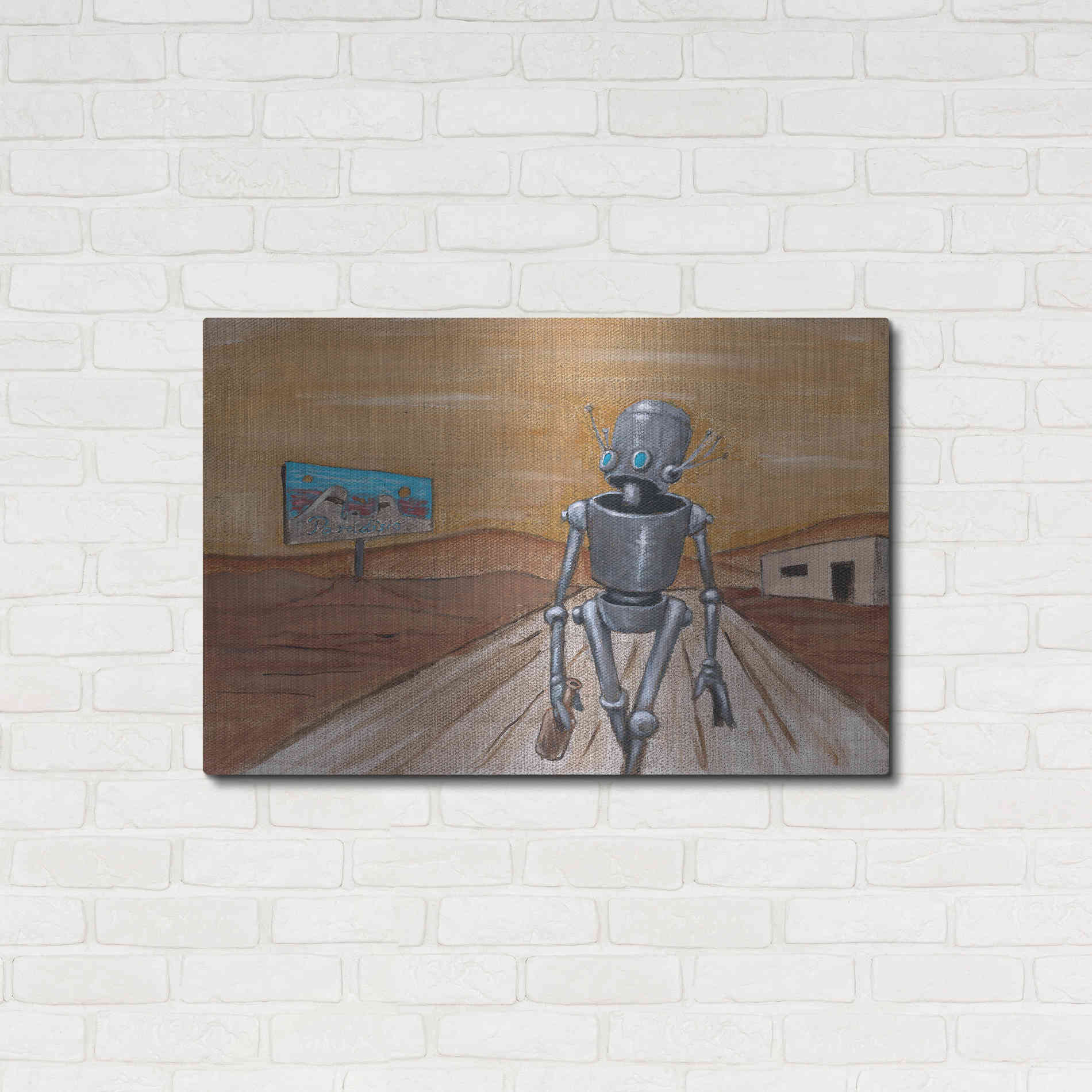 Luxe Metal Art 'Paradisio' by Craig Snodgrass, Metal Wall Art,36x24