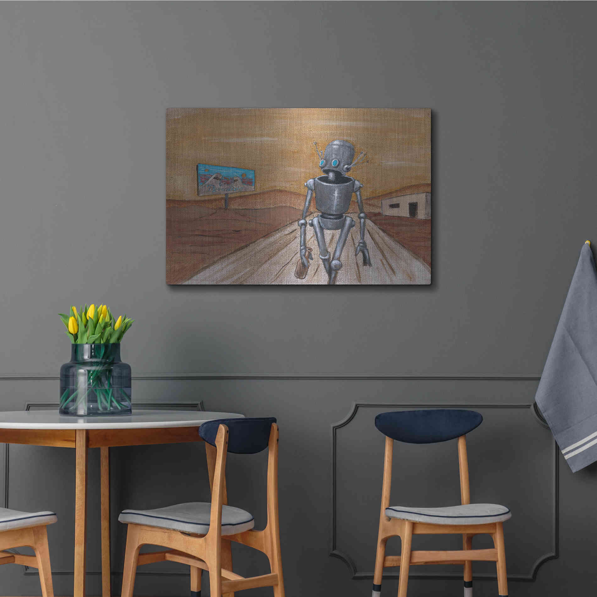 Luxe Metal Art 'Paradisio' by Craig Snodgrass, Metal Wall Art,36x24