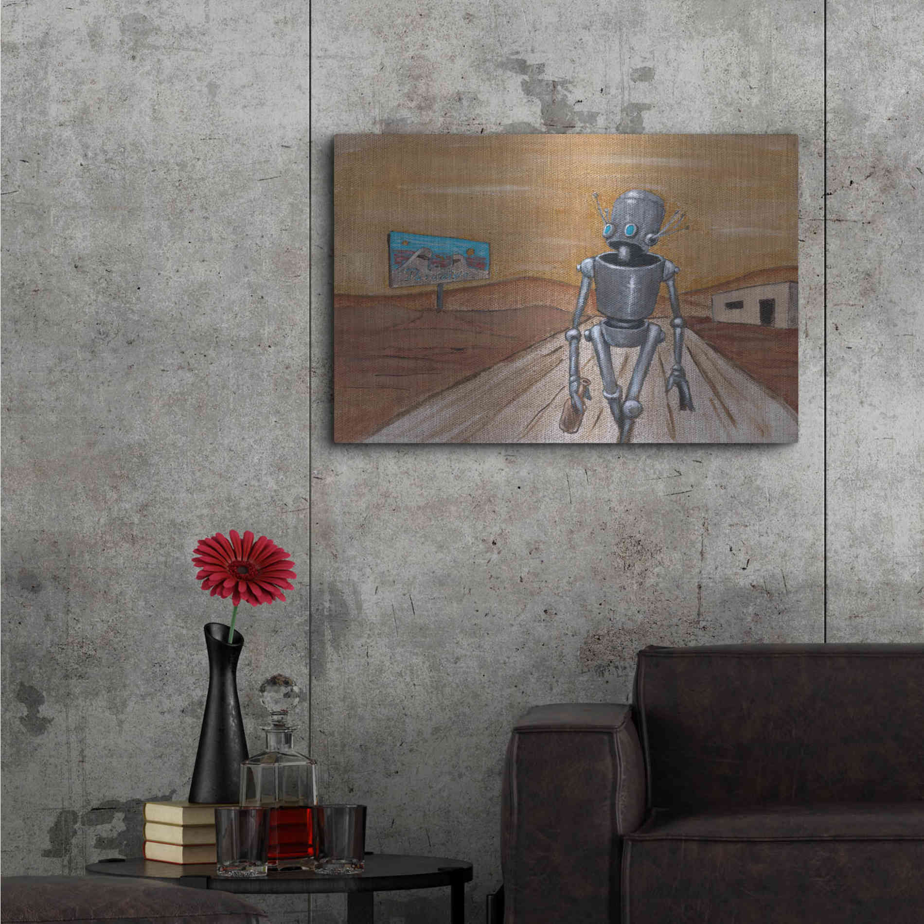Luxe Metal Art 'Paradisio' by Craig Snodgrass, Metal Wall Art,36x24