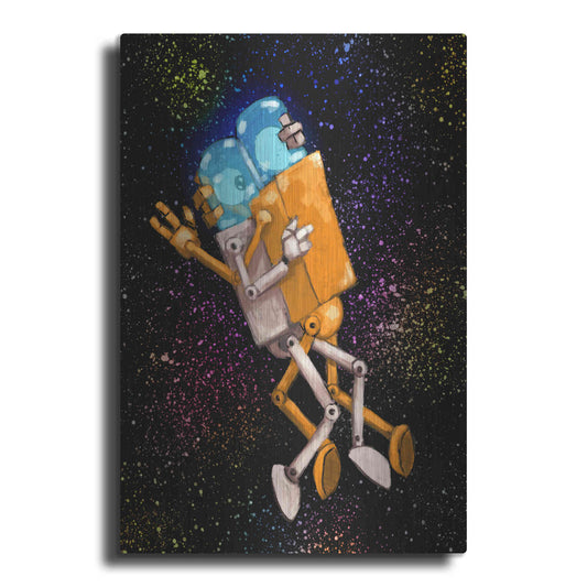 Luxe Metal Art 'Robo Love' by Craig Snodgrass, Metal Wall Art