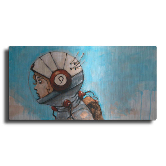 Luxe Metal Art 'Rosie The Rocketeer' by Craig Snodgrass, Metal Wall Art,2:1 L