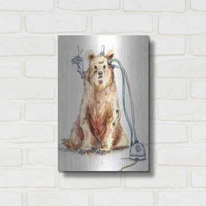 Luxe Metal Art 'Ruxpin' by Craig Snodgrass, Metal Wall Art,12x16