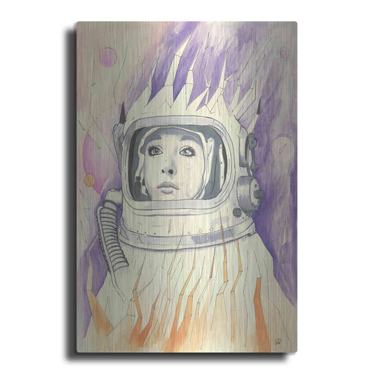 Luxe Metal Art 'Space Queen Reconstruct' by Craig Snodgrass, Metal Wall Art